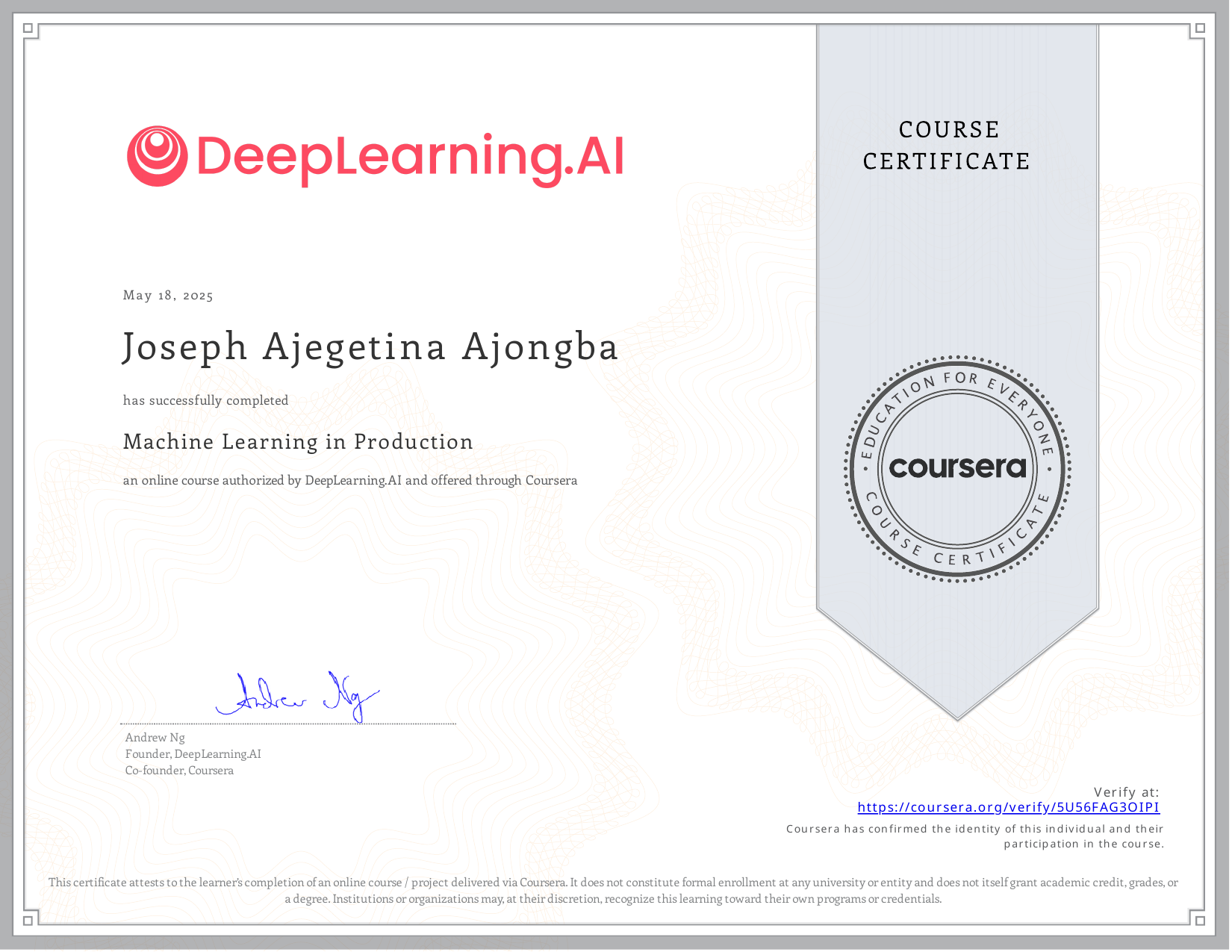 Machine Learning In Production