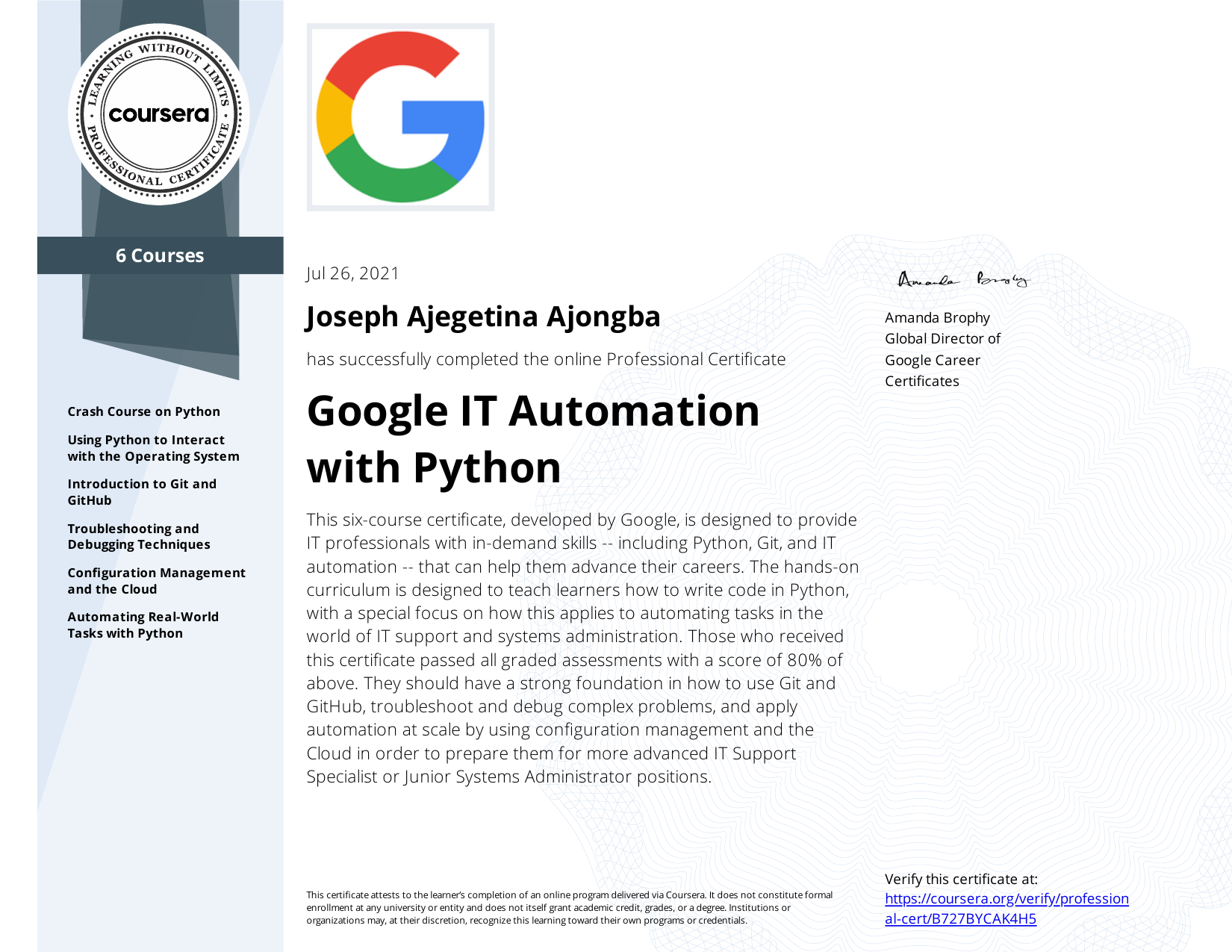 Google It Automation